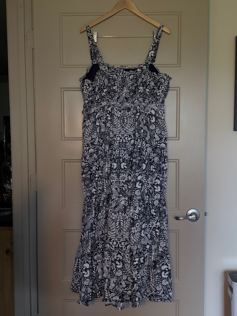 Sevilla Tiered Dress by J.Crew XXL Mermaid Floral - Picture 3 of 10